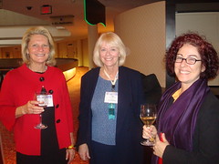 PRSA Staff (especially Ann and Judy wink) Being Very Good at the Opening Reception