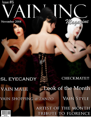 Issue #15, Vain Inc. Magazine Covergirls