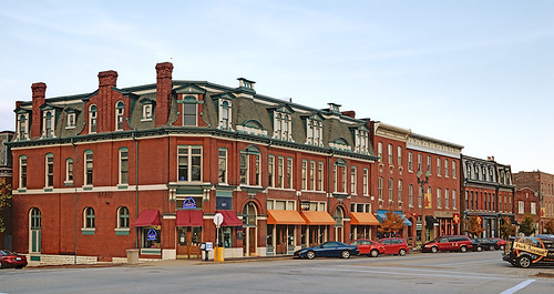 Lafayette Square Neighborhood, in Saint Louis, Missouri, USA - businesses