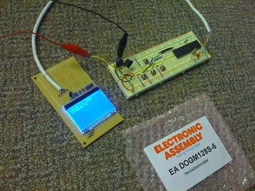 Small LCD and programmed computer