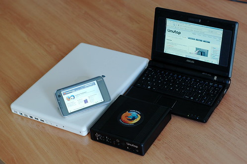 N810, Linutop 2, eeePC, MacBook