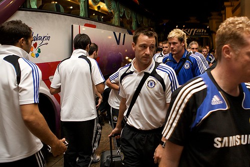 Chelsea Team arrival to Malaysia