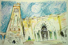 Morocco Postcard Mosque Hassan II