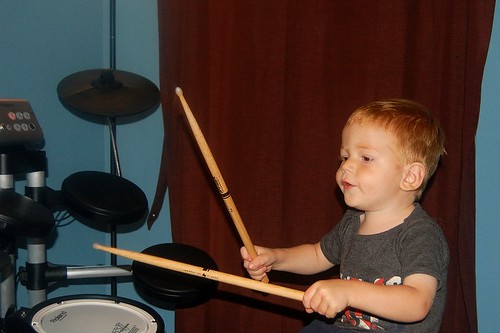 Aaron on the Drums!