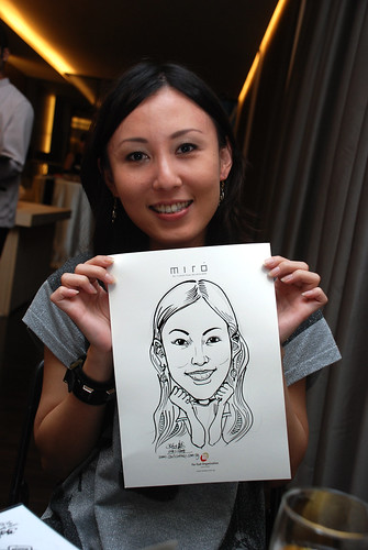Caricature live sketching for Far East Organisation SPH Media Night The Miro 2