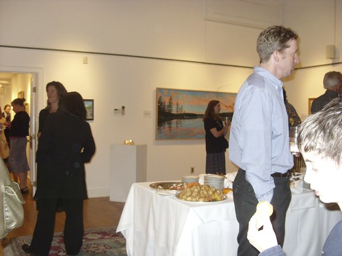 Kevin Raines art opening in Saratoga Springs