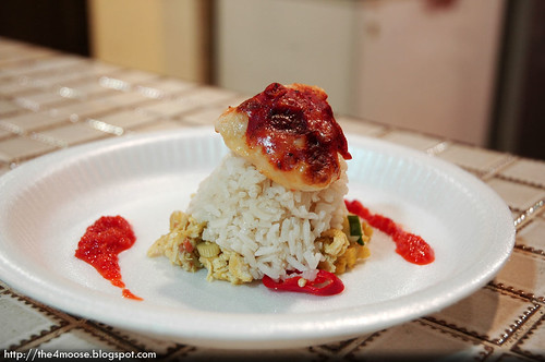 ISS Catering - Egg with Rice and Fish Fillet with Tomato Concasse