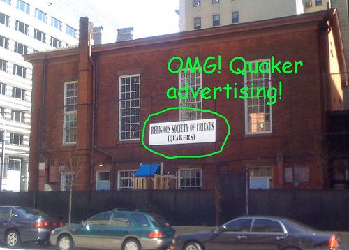 Brooklyn Quaker Meeting Sign