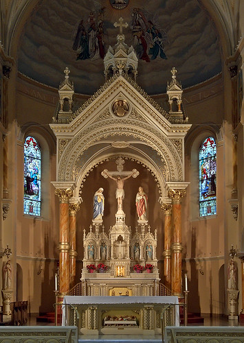 Saint Anthony of Padua Roman Catholic Church, in Saint Louis, Missouri, USA - baldachino