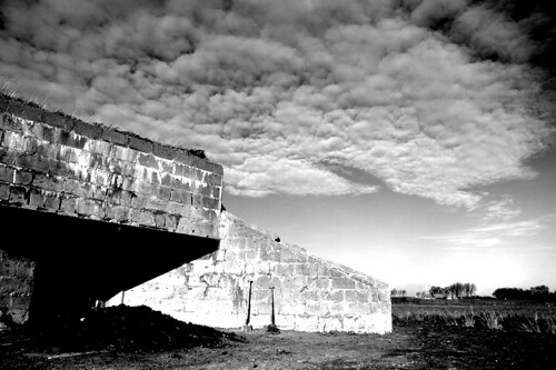 German bunker and sky, Koudekerke, the Netherlands by Artz!