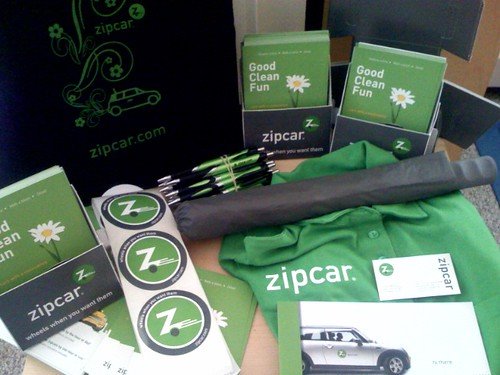 Zipcar Swag for National Digital Media Day
