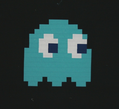 pacman ghost pillow