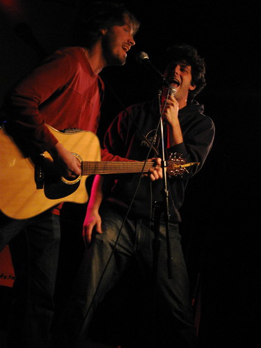Mike and Duane at Chicago Underground Comedy Dec. 9, 2008