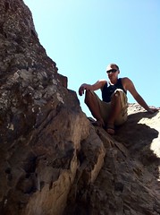 josh rock climbing