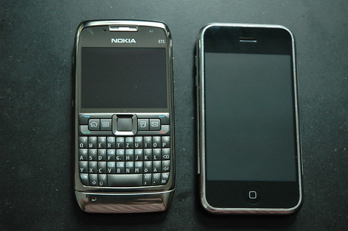 Nokia E71 and iPhone