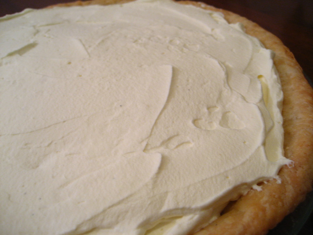 rum-vanilla cream pie