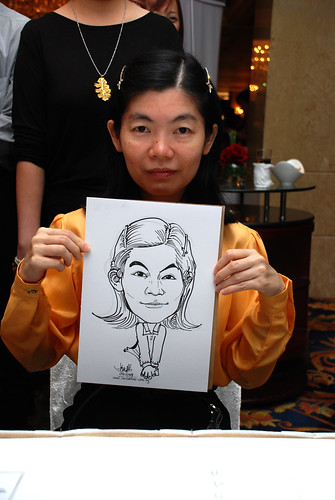 Caricature live sketching for Great Eastern Life D&D 2008 4