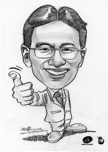 Caricatures Web in Travel 2008 Gerry Oh