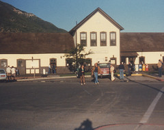 The Durango Colorado train station. July 1981.