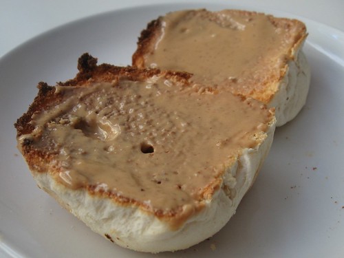 Pan de Sal and Peanut Butter