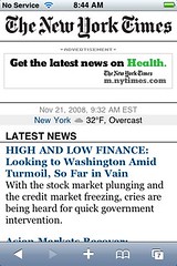 New York Times Mobile for iPhone