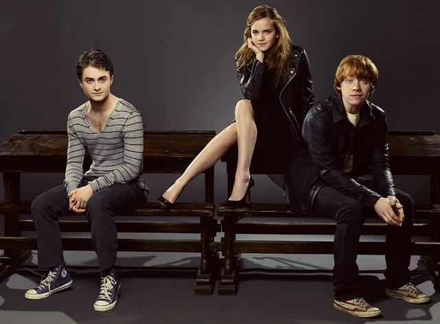 Daniel Radcliffe, Emma Watson and Rupert Grint by Wsfl