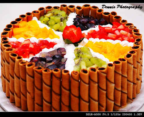 fruit cake. Chocolate Fruit Cake