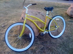 new yellow bike