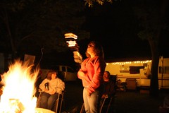 Me blowing out about 13 flaming marshmallows