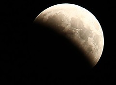 partielle Mondfinsternis / partial lunar eclipse