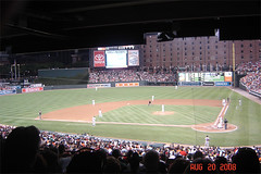 Our view at Orioles Park in Camden Yards