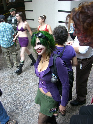 Hot Joker Jarrett's costume was good 