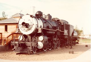 Preserved Union Pacific 2-8-0 # 533. Rawlins Wyoming. 1984. by Eddie from Chicago