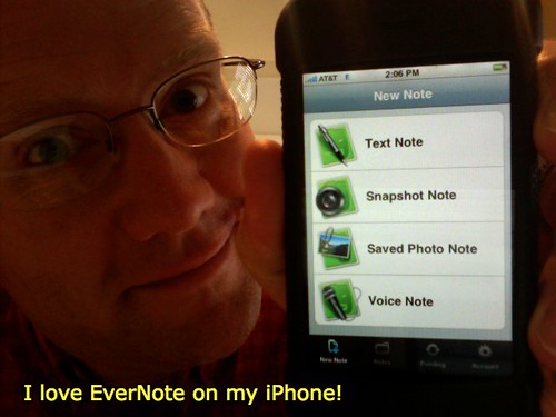 I love EverNote on my iPhone!