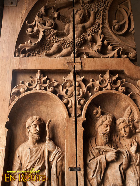 Boac Cathedral Door Engravings