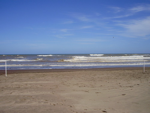 The beach at Pinamar