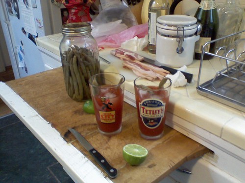 Toasting 2009 with Bloody Mary's