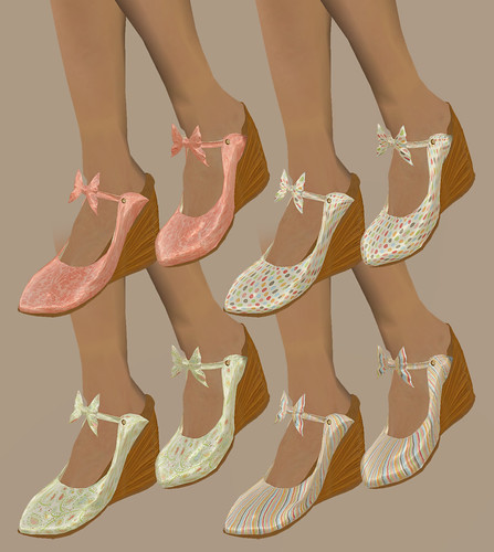 Orchid Dreams - SaSa Wedge Shoes
