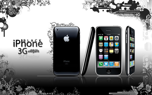 wallpaper iphone 3gs. Black iPhone 3G