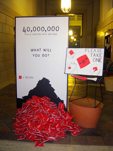 World AIDS Day installation