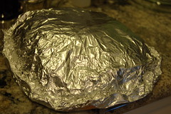 Potato packet, pre-cooking