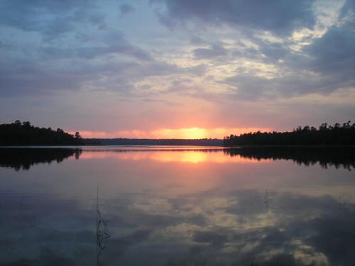 sunset Lake Itaska