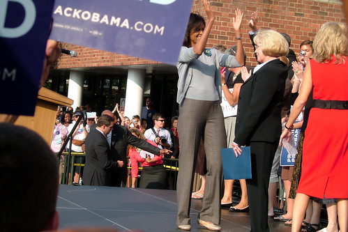 Michelle Obama and Lilly Ledbetter