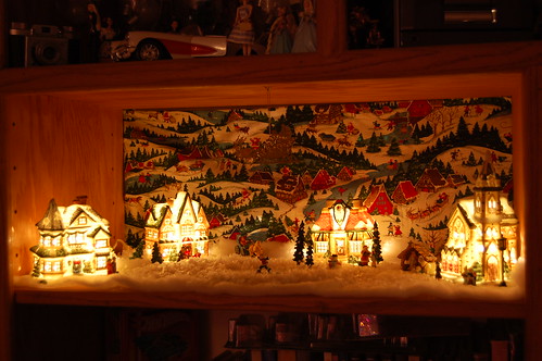 The tiny Christmas village (by Brain Toad Photography)