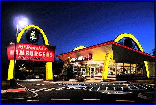 McDonalds Night Shot by Tony the Misfit.