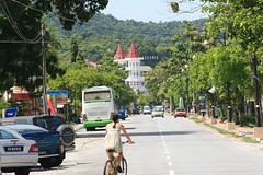 Main street outside of Hotel