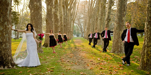 What made our wedding offbeat Hot pink was a central color palette my 