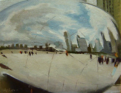 the bean oil painting