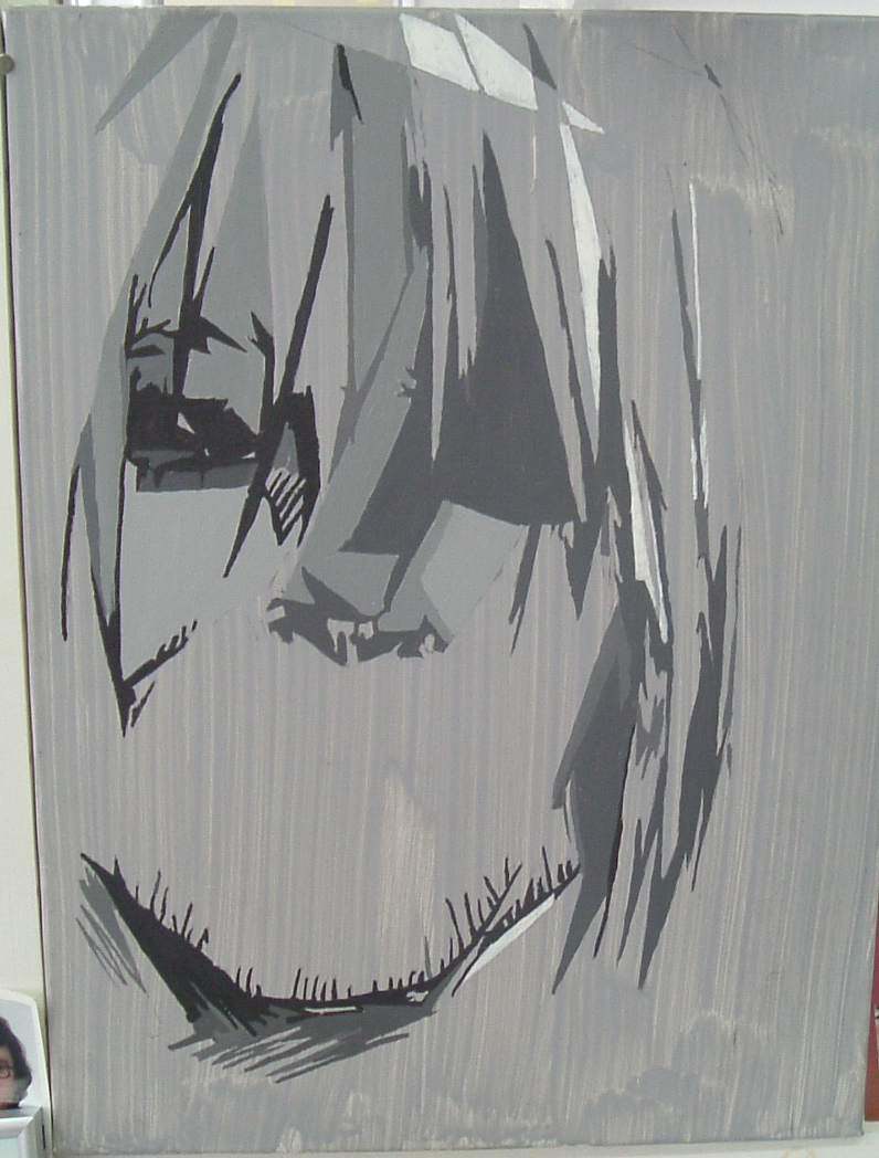 Kurt Cobain dipinto da uno dei suoi tanti fans