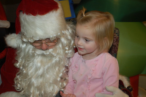 Hannah With Santa Clause